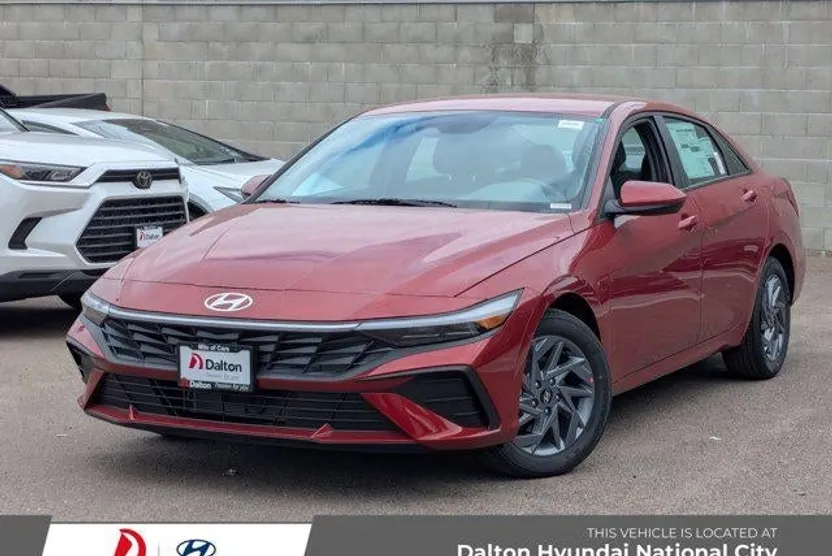 2025 Hyundai Elantra Hybrid Blue photo 1