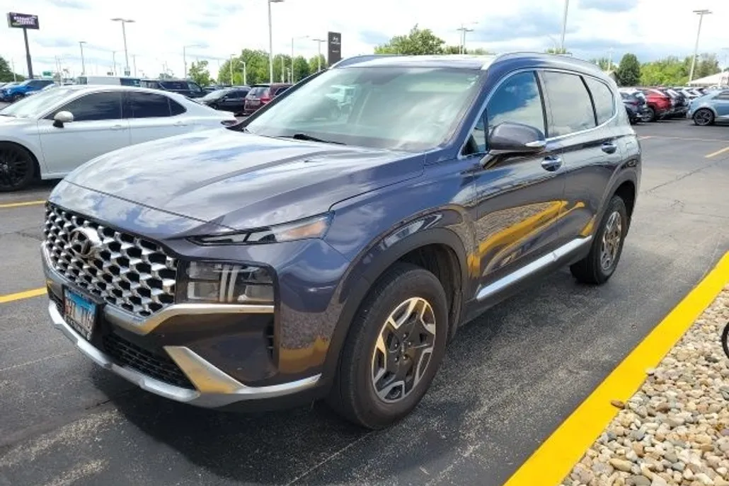 2022 Hyundai Santa Fe Blue photo 1