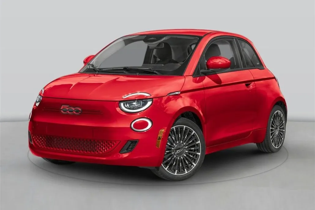 2024 Fiat 500e Red photo 1