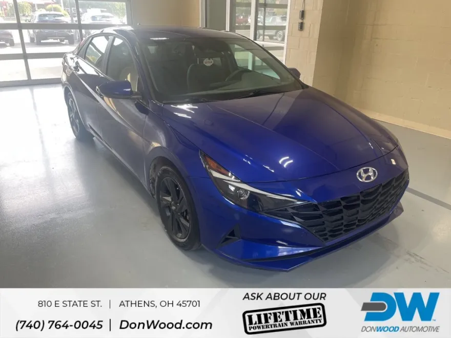2023 Hyundai Elantra Hybrid Blue photo 1