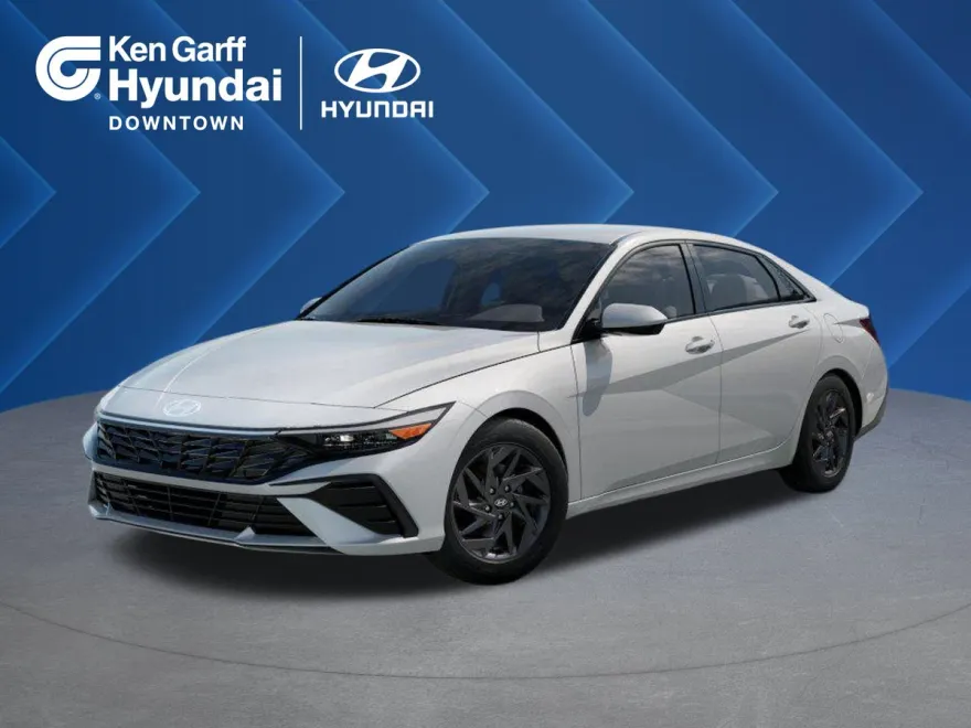 2025 Hyundai Elantra Hybrid Blue photo 1