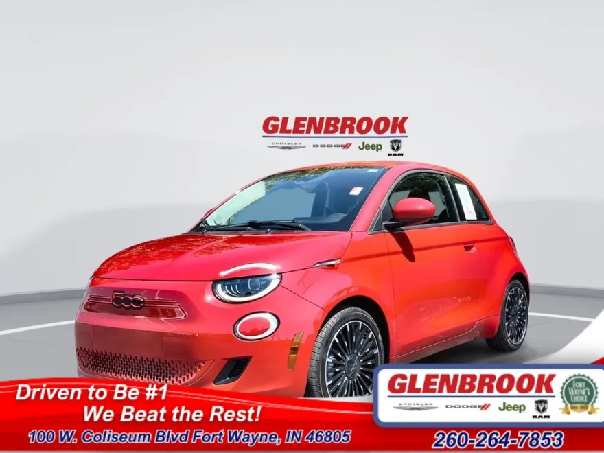2024 Fiat 500e Red photo 1