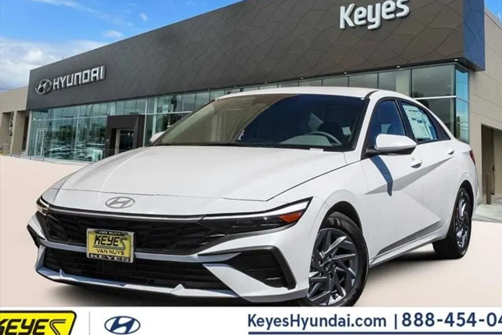 2025 Hyundai Elantra Hybrid Blue photo 1
