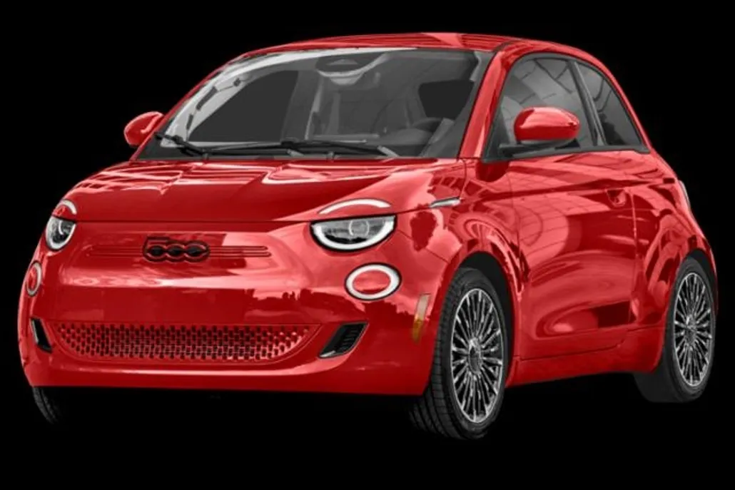 2024 Fiat 500e Red photo 1