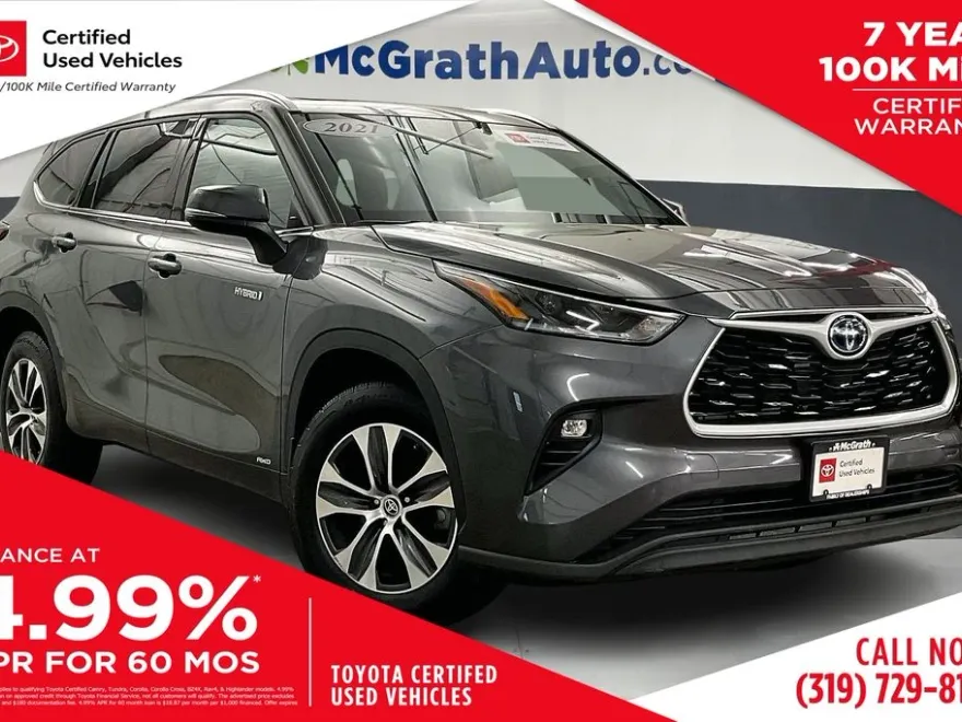 2021 Toyota Highlander Hybrid XLE photo 1