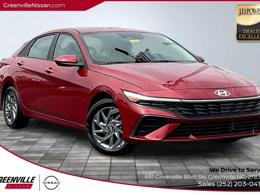 2024 Hyundai Elantra Hybrid Blue photo 1