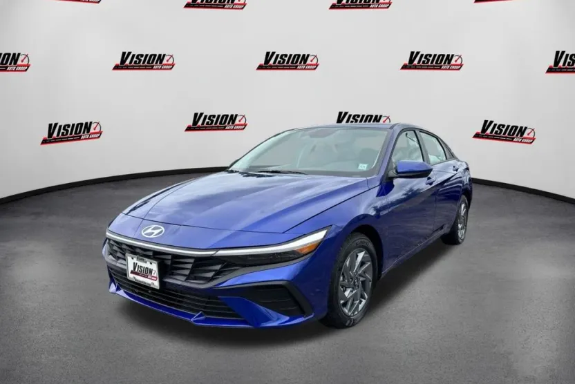 2025 Hyundai Elantra Hybrid Blue photo 1