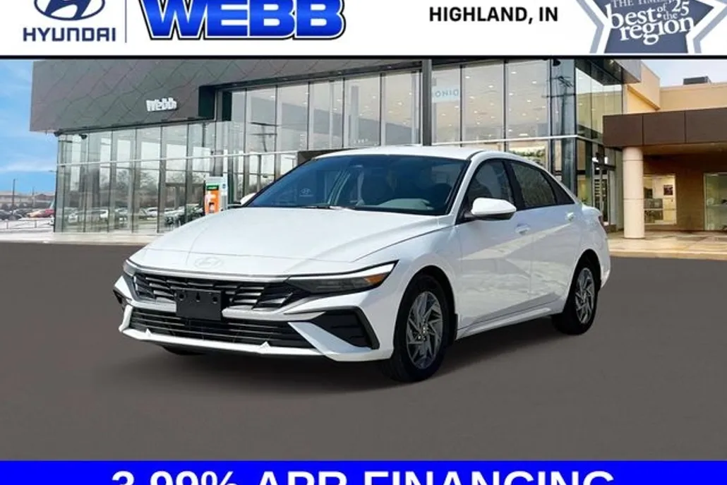2025 Hyundai Elantra Hybrid Blue photo 1