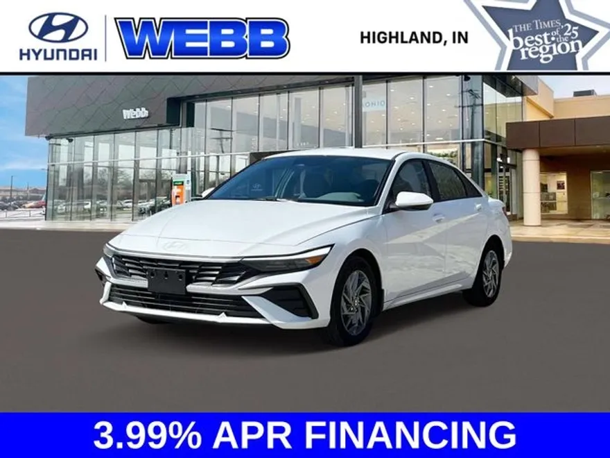 2025 Hyundai Elantra Hybrid Blue photo 1