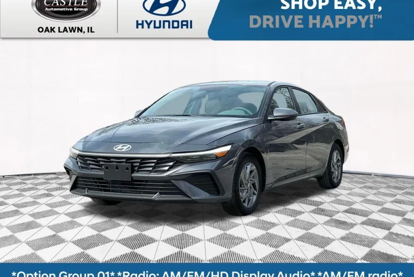 2025 Hyundai Elantra Hybrid Blue photo 1