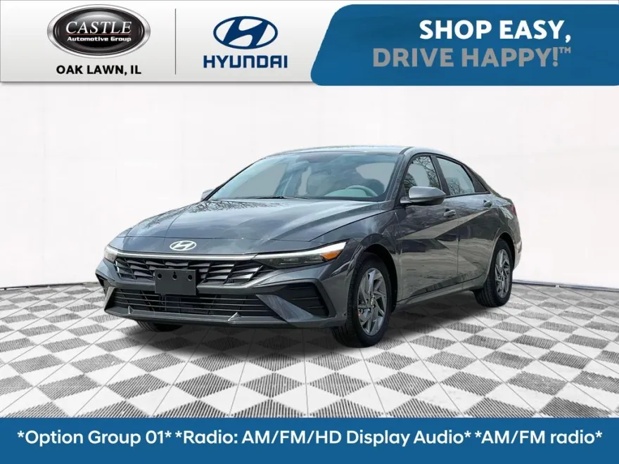 2025 Hyundai Elantra Hybrid Blue photo 1