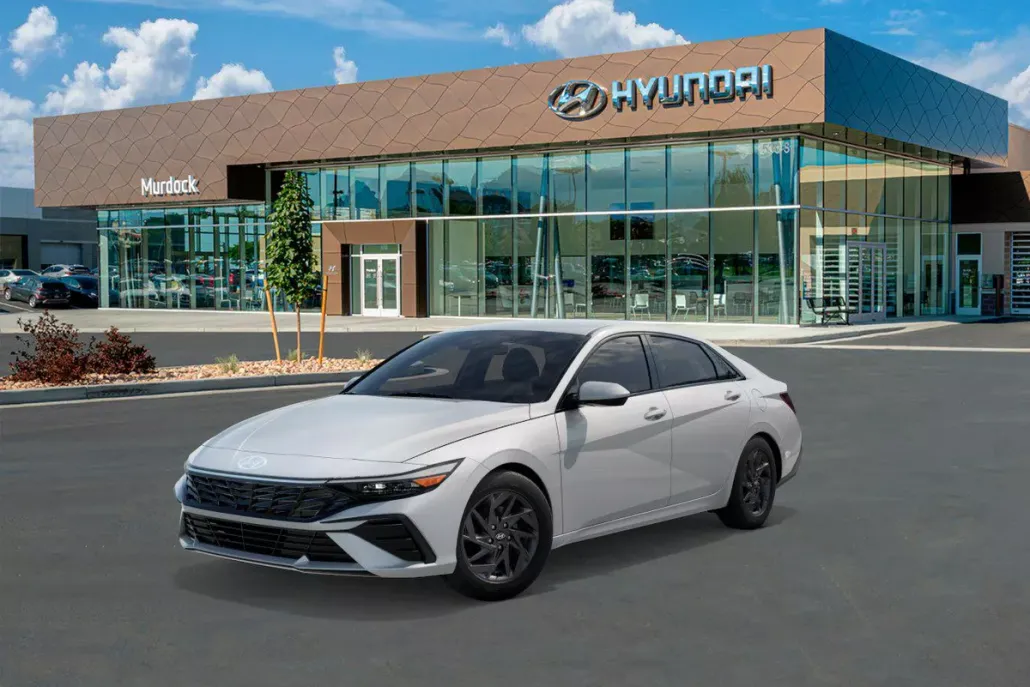 2025 Hyundai Elantra Hybrid Blue photo 1