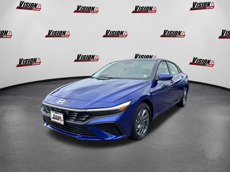 2025 Hyundai Elantra Hybrid Blue photo 1