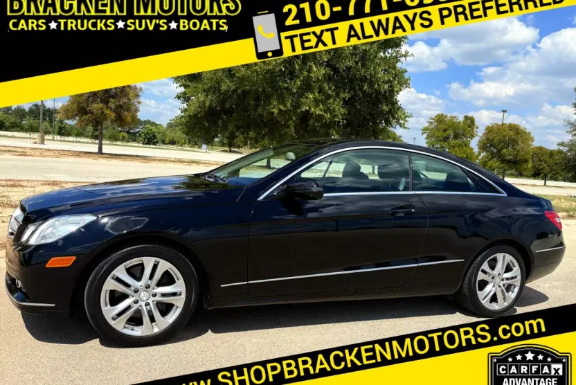 2010 Mercedes Benz E Coupe photo 1