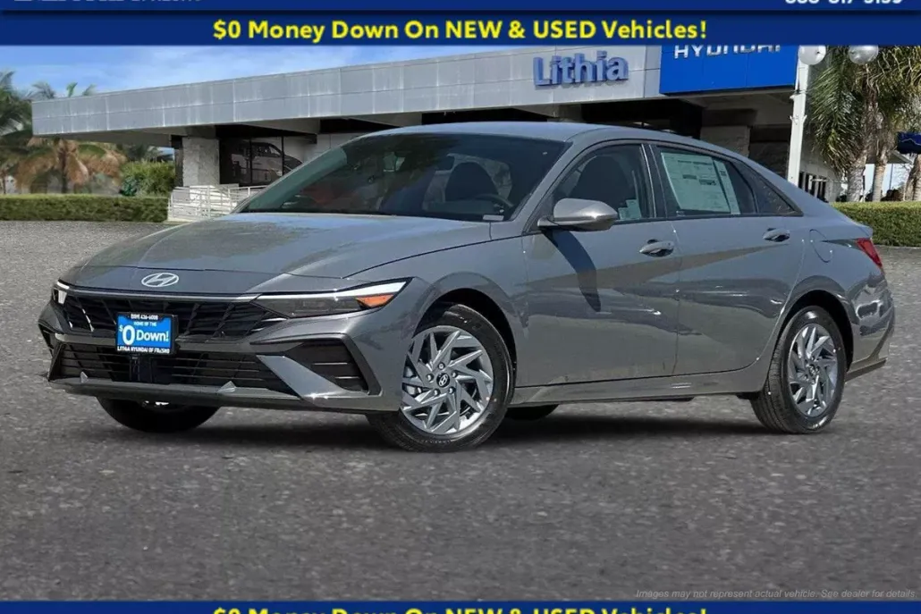 2025 Hyundai Elantra Hybrid Blue photo 1