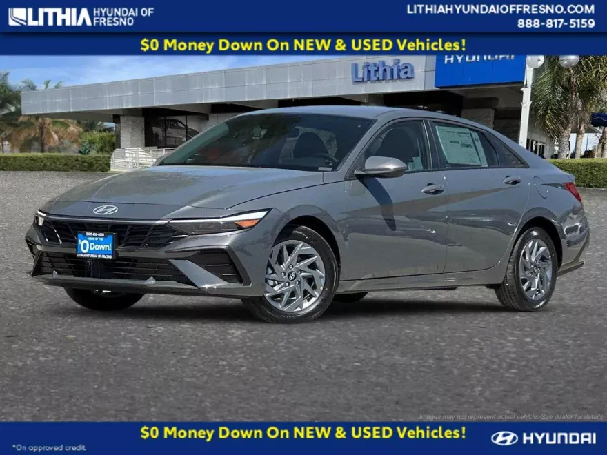 2025 Hyundai Elantra Hybrid Blue photo 1