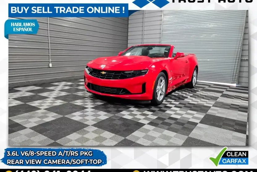 2019 Chevrolet Camaro 1LT RS photo 1