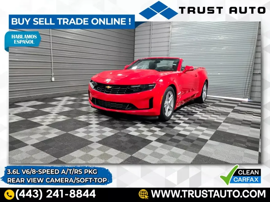 2019 Chevrolet Camaro 1LT RS photo 1