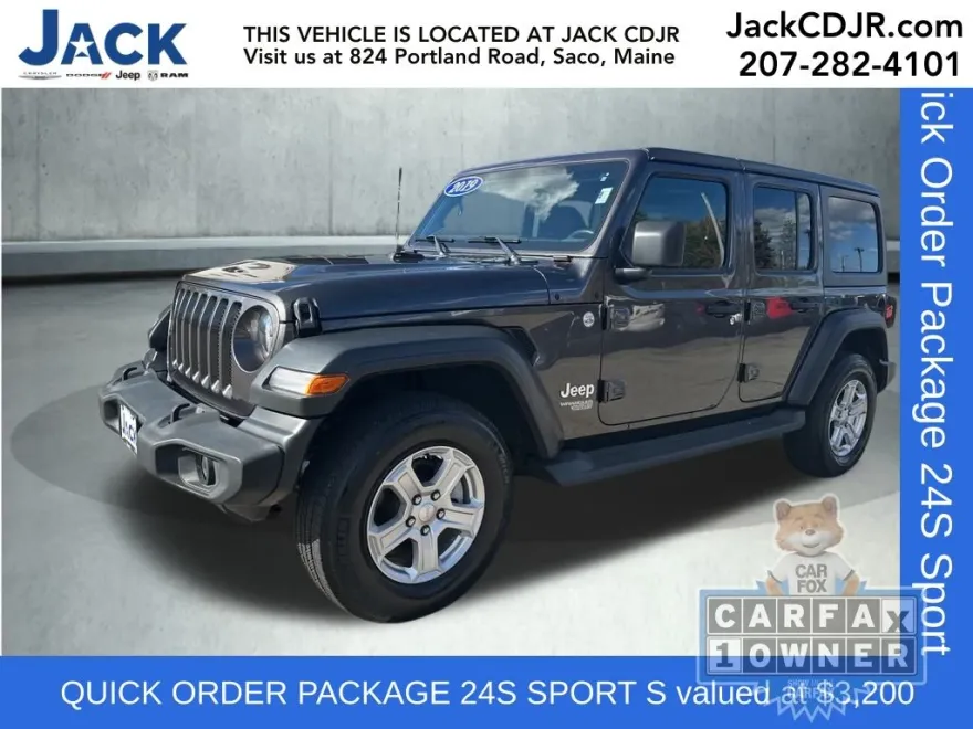 2019 Jeep Wrangler Unlimited Sport S photo 1
