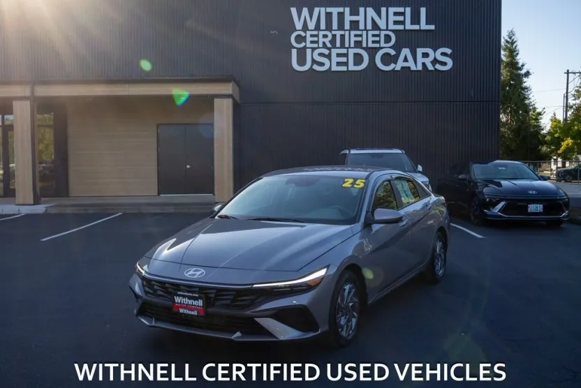 2025 Hyundai Elantra Hybrid Blue photo 1