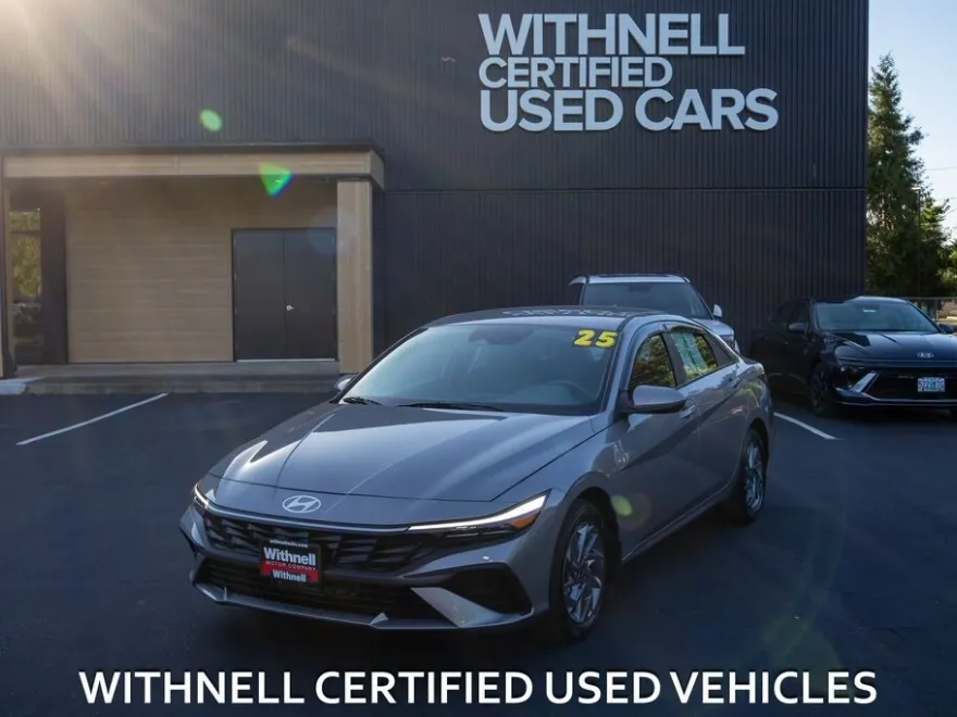2025 Hyundai Elantra Hybrid Blue photo 1
