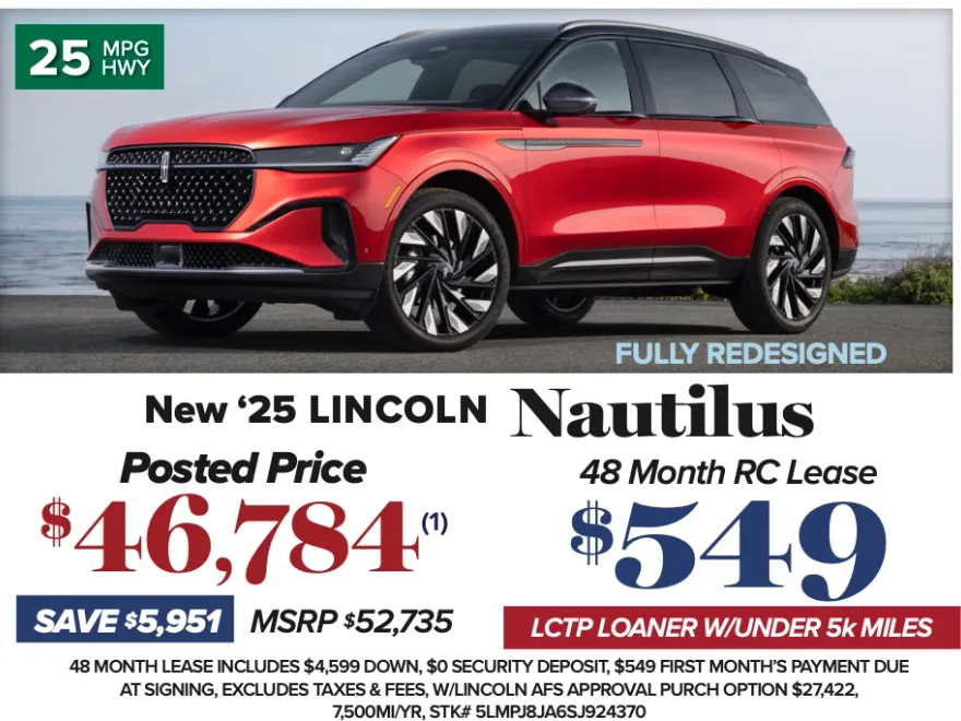 2025 Lincoln Nautilus Premiere photo 1