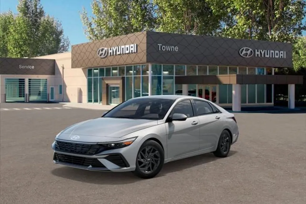 2025 Hyundai Elantra Hybrid Blue photo 1