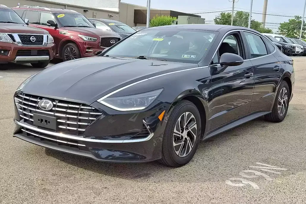 2023 Hyundai Sonata Hybrid Blue photo 1