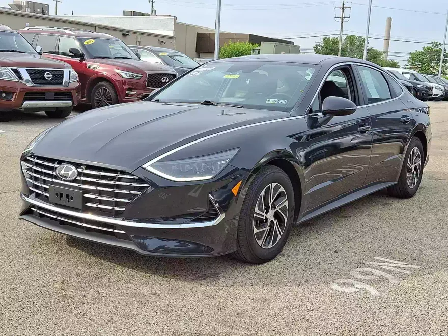 2023 Hyundai Sonata Hybrid Blue photo 1
