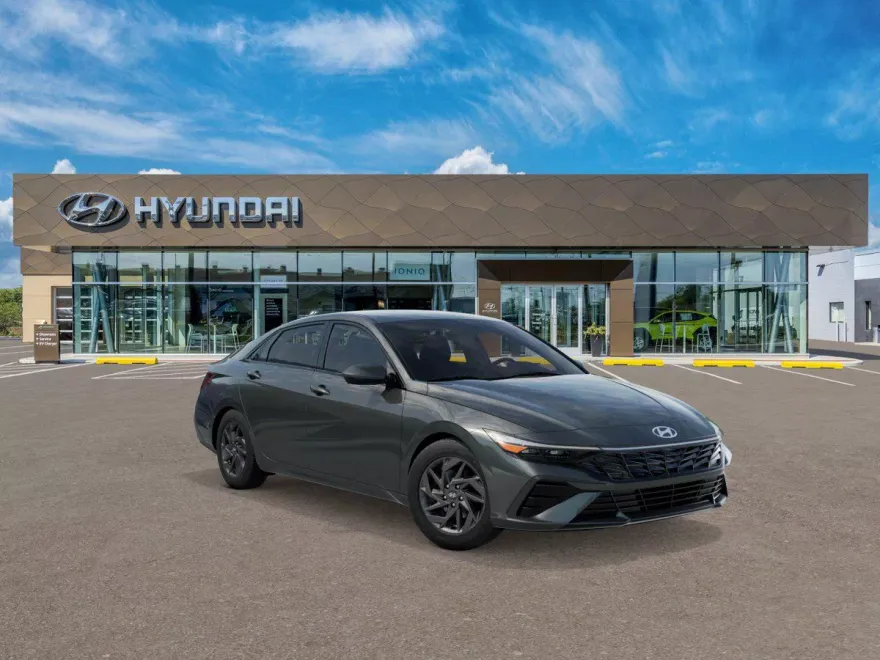 2025 Hyundai Elantra Hybrid Blue photo 1
