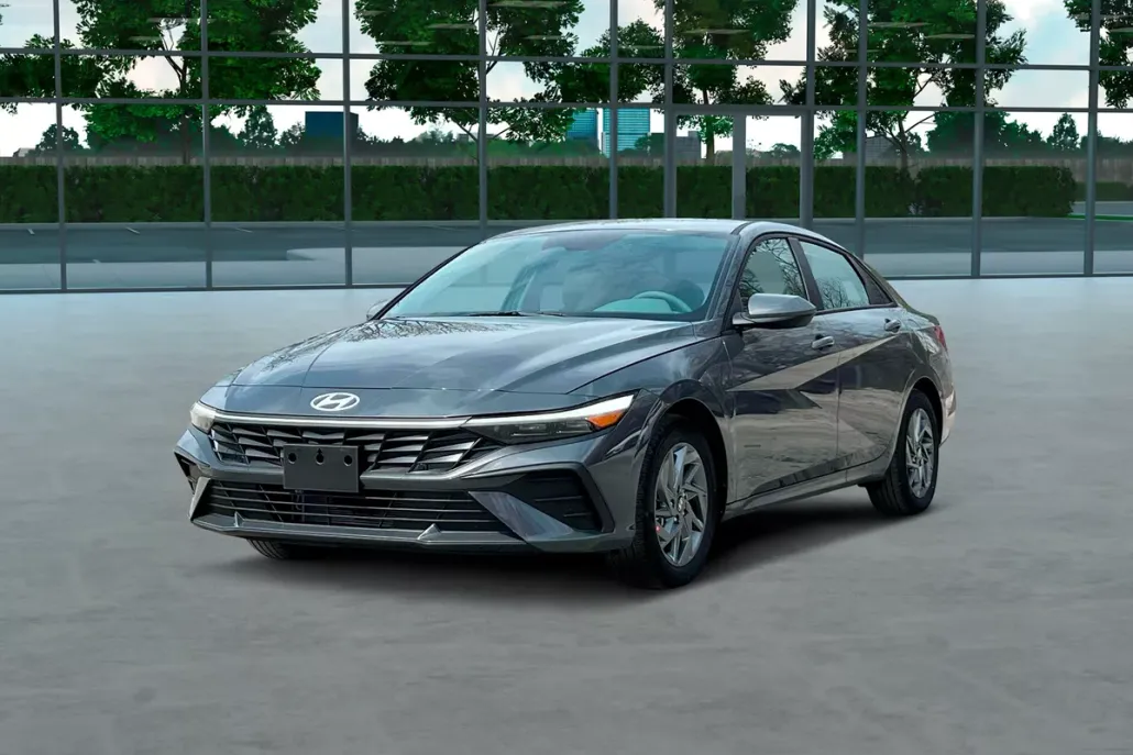 2025 Hyundai Elantra Hybrid Blue photo 1