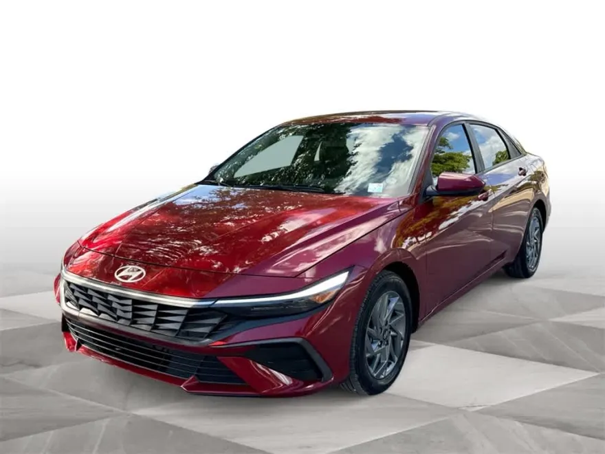 2024 Hyundai Elantra Hybrid Blue photo 1