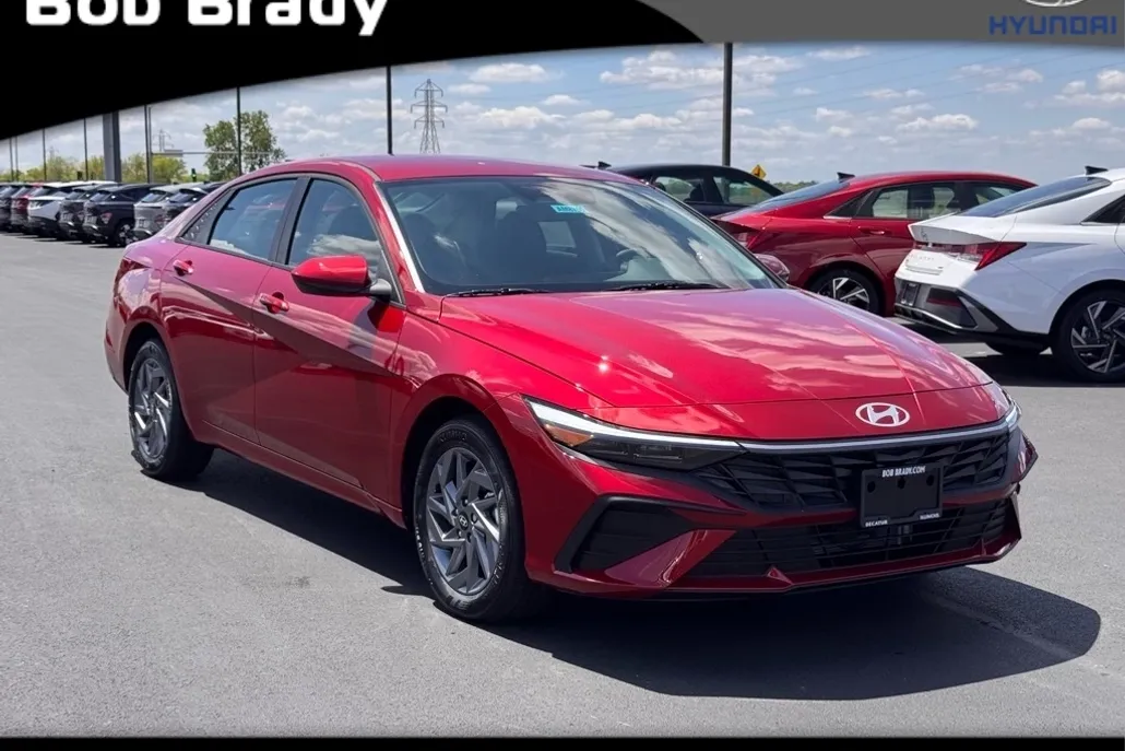 2025 Hyundai Elantra Hybrid Blue photo 1