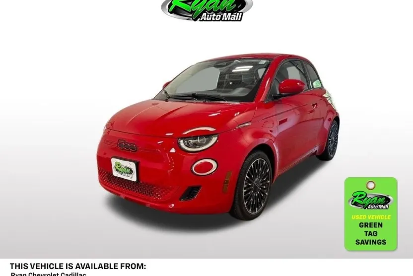 2024 Fiat 500e Red photo 1