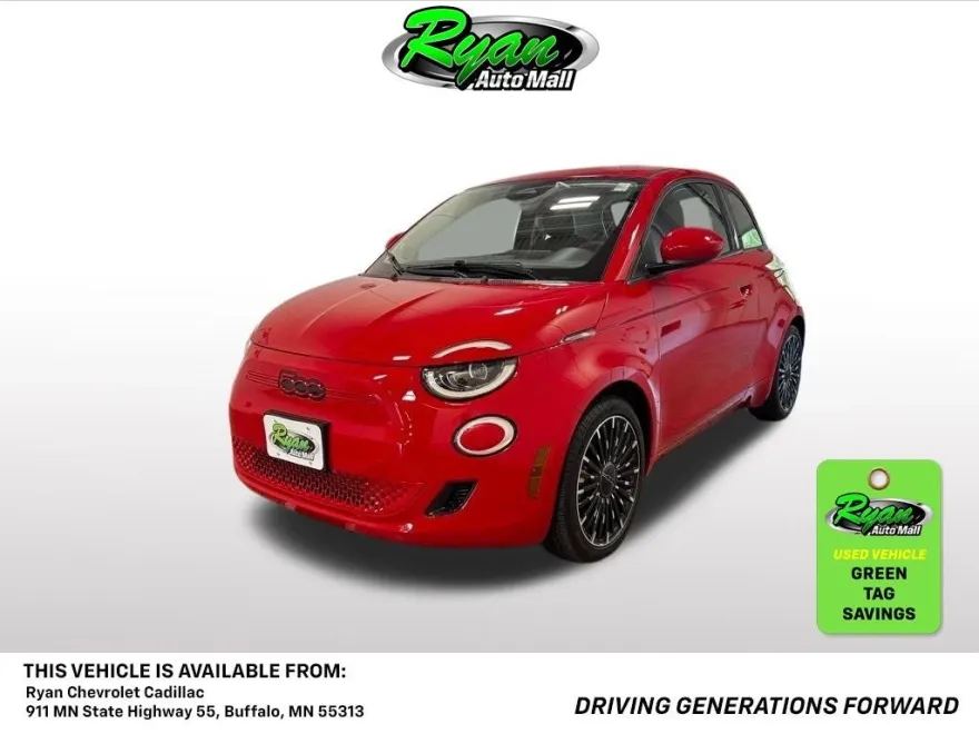 2024 Fiat 500e Red photo 1