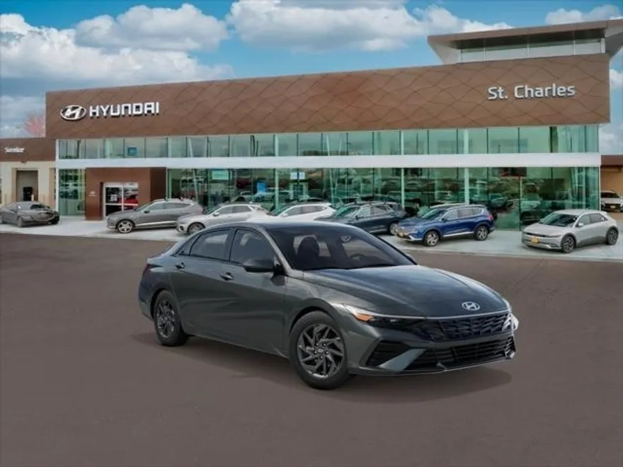 2025 Hyundai Elantra Hybrid Blue photo 1