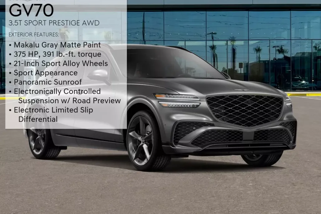 2026 Genesis GV70 3.5T Sport Prestige photo 1