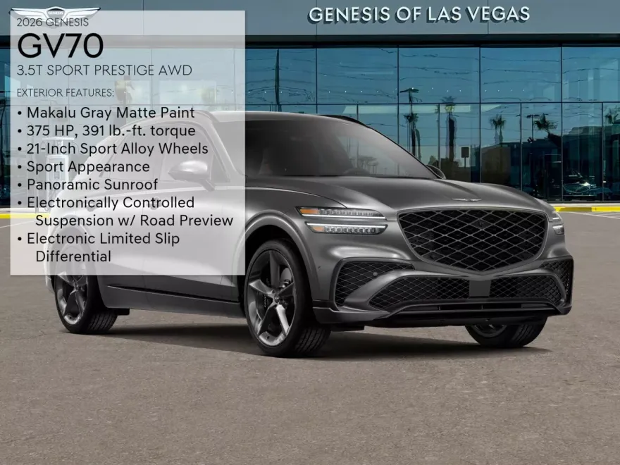 2026 Genesis GV70 3.5T Sport Prestige photo 1