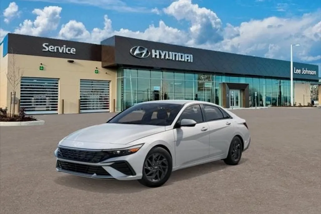 2025 Hyundai Elantra Hybrid Blue photo 1