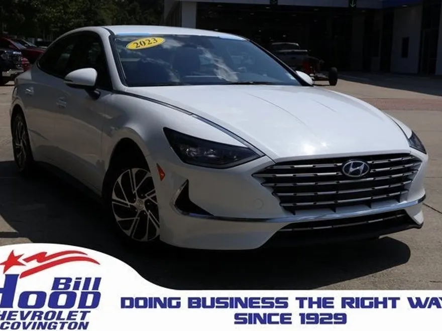 2023 Hyundai Sonata Hybrid Blue photo 1