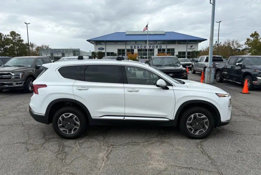 2021 Hyundai Santa Fe Blue photo 1