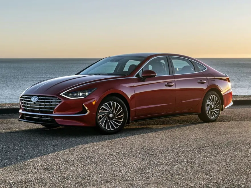 2023 Hyundai Sonata Hybrid Blue photo 1