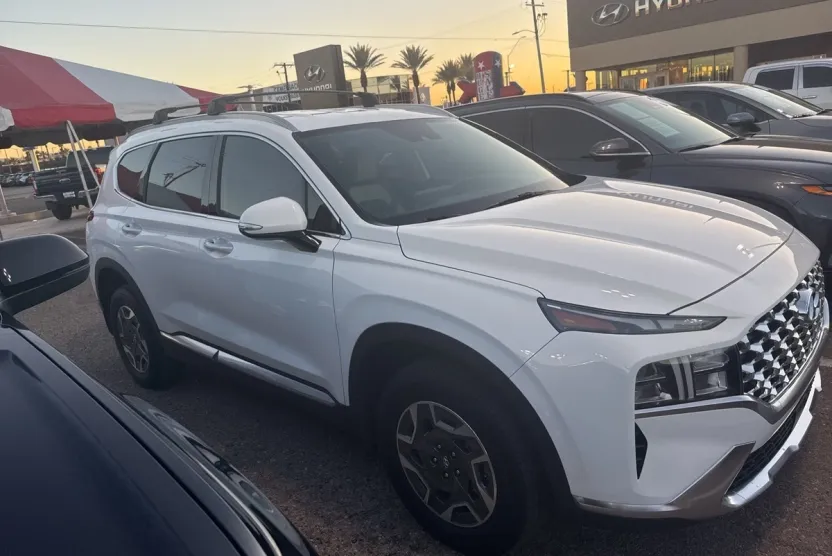2023 Hyundai Santa Fe Blue photo 1