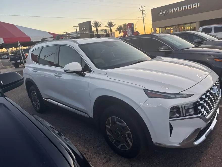 2023 Hyundai Santa Fe Blue photo 1