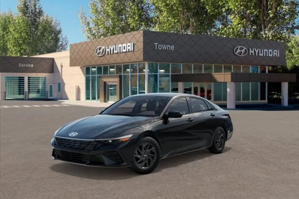 2025 Hyundai Elantra Hybrid Blue photo 1