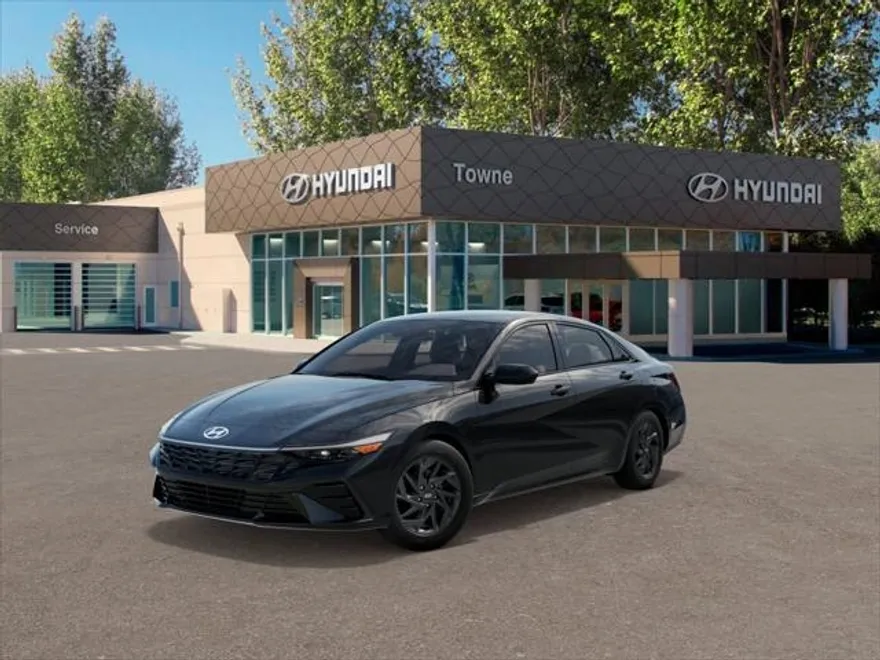 2025 Hyundai Elantra Hybrid Blue photo 1
