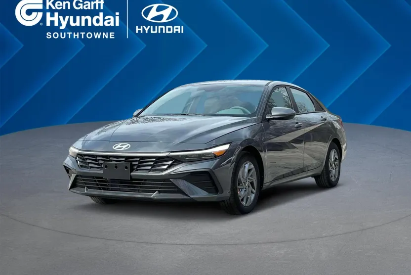 2025 Hyundai Elantra Hybrid Blue photo 1