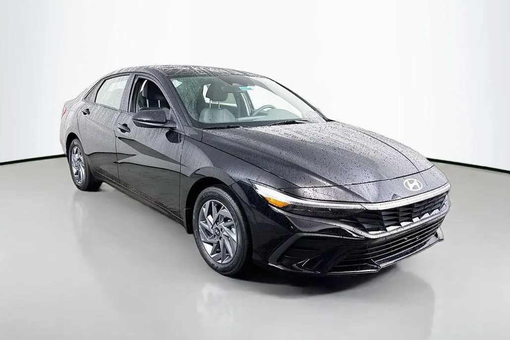 2025 Hyundai Elantra Hybrid Blue photo 1