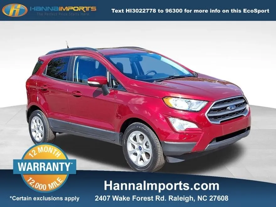 2021 Ford EcoSport SE photo 1