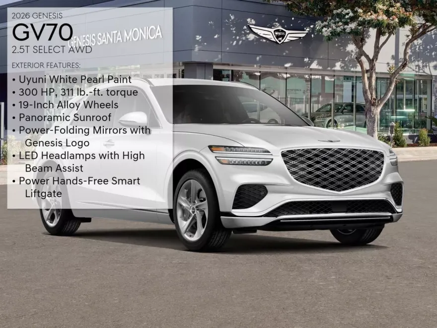 2026 Genesis GV70 2.5T Select photo 1